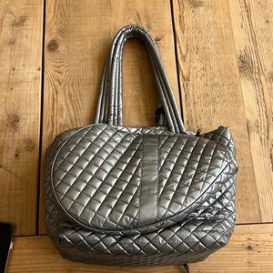 Oliver Thomas Silver Tennis Bag